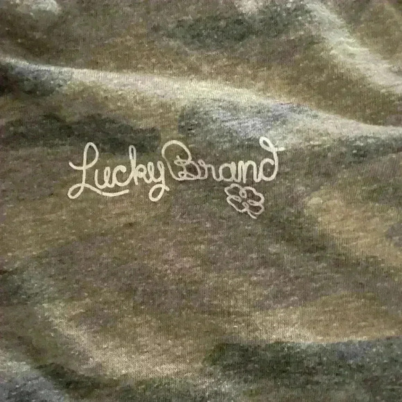 Lucky Brand Super Soft Tee Camo' Graphic Print T-Shirt - Picture 3 of 4